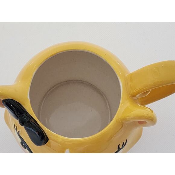 MUG-HOME ESSENTIALS-Yellow Lady Cat Face-Novelty-Collectible-Animal - Picture 5 of 8